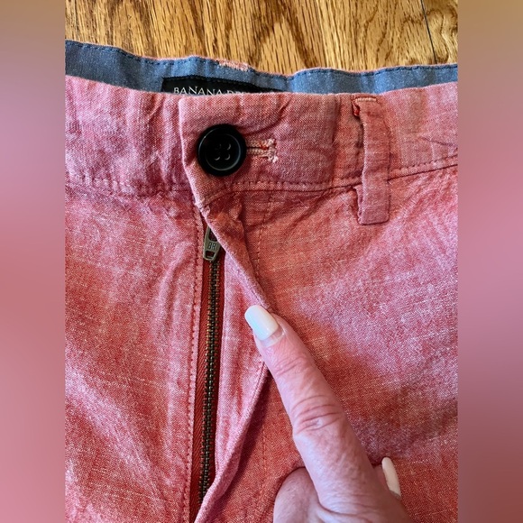Banana Republic Chambray Shorts - Size 32- Men’s - Picture 4 of 6